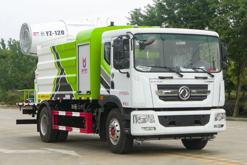 東風(fēng)D9抑塵車(chē)（方罐）（11.5方）（30~100米霧炮）