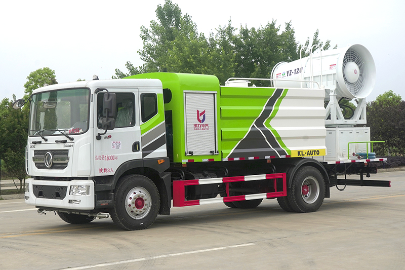 東風(fēng)D9抑塵車(chē)（方罐）（11.5方）（30~100米霧炮）